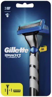 Gillette Mach3 Turbo 3D 2 сменные кассеты 7702018519989