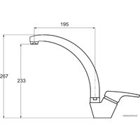 Смеситель Aquasanita Ambra 2813 (черный)