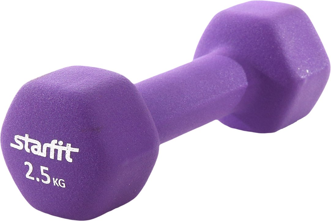 

Гантель Starfit DB-201 2.5 кг (фиолетовый)