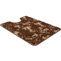 Коврик для ванной Shahintex SH V002 60x80 (шоколадный)