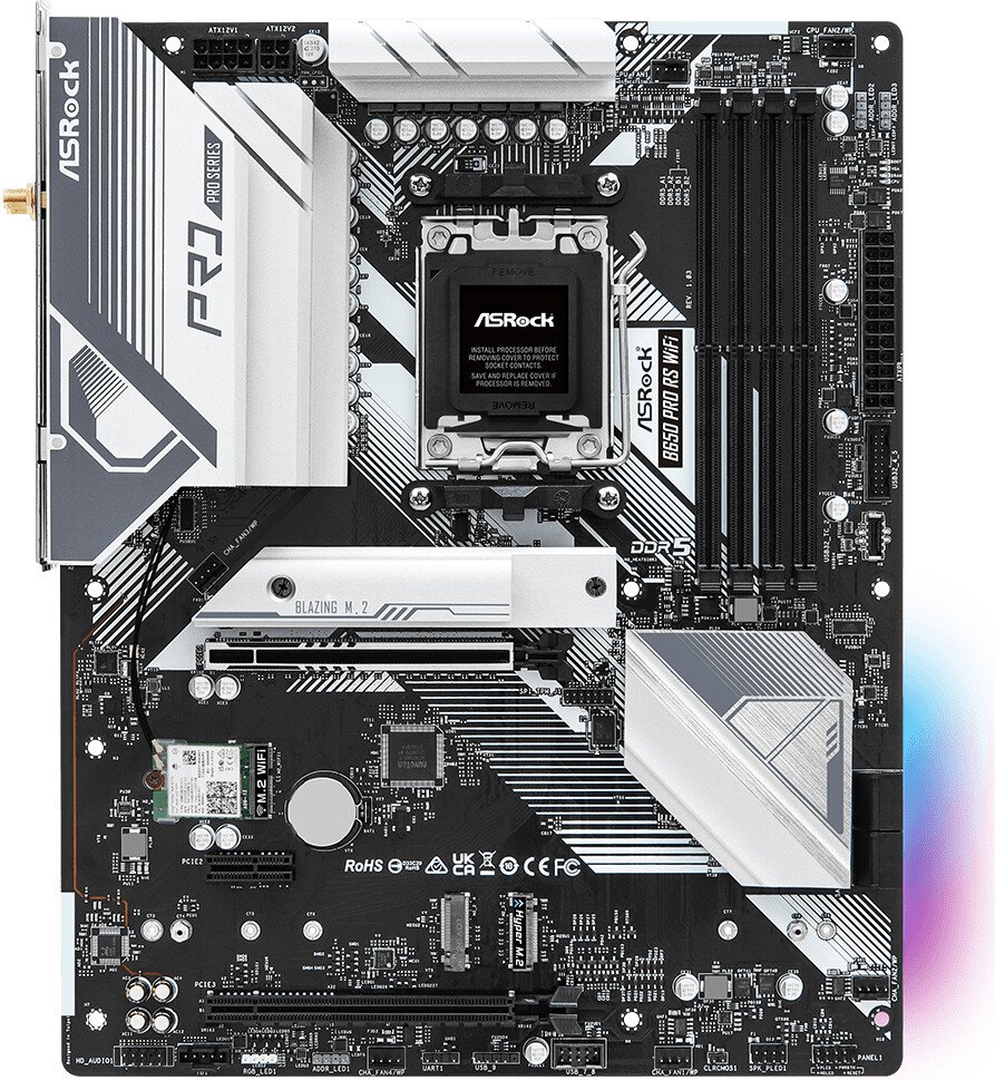 Материнская плата ASRock B650 Pro RS WiFi