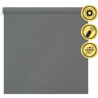 Рулонная электроштора НеоФьюжен Оливия 260х250 левая (маренго, белая фурнитура)