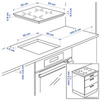 Варочная панель Ikea Матмессиг 104.678.98