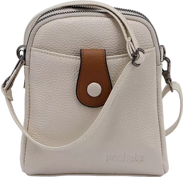 

Женская сумка Poshete 886-88086-LBG (светло-бежевый)