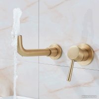 Смеситель Rea Lungo Long Matt Gold B4109