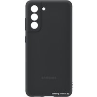 Чехол для телефона Samsung Silicone Cover S21 FE (черный)