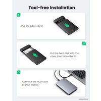 Бокс для накопителей 2.5" Ugreen CM300 70498