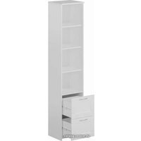 Стеллаж Mio Tesoro Сириус 2 ящика 39x190 2.02.07.140.1 (белый)