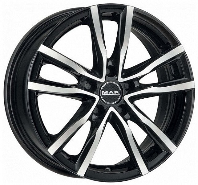 Литые диски MAK Milano 18x8 5x112мм DIA 57.1мм ET 50мм Black Mirror