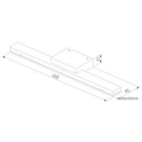 Подсветка для зеркал Elektrostandard Protect MRL LED 1111 (алюминий)