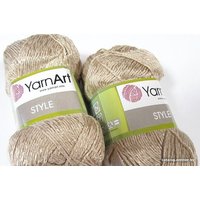 Пряжа для вязания Yarnart Style 654 50 г 185 м (светлый бежевый)