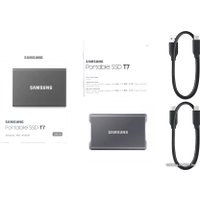 Внешний накопитель Samsung T7 500GB (серый)