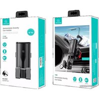 Держатель для смартфона Usams Retractable Gravity Holder US-ZJ058 (черный)
