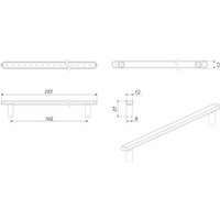 Ручка мебельная Boyard Via RS330BL.4/192