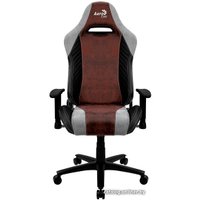 Игровое (геймерское) кресло AeroCool Baron Burgundy Red (черный/красный)