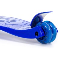 Двухколесный детский самокат Полесье Со складной ручкой 0072C 94438 (синий)