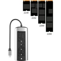 Док-станция Lalaunicky FX-2303 Type-C 6in1