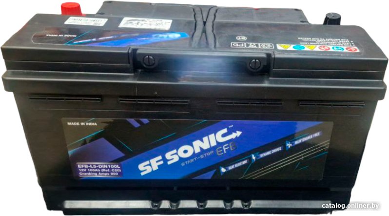 Автомобильный аккумулятор SF Sonic EFB R+ (100 А·ч)