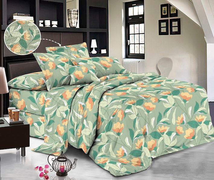 

Постельное белье Бояртекс № 3384-7 S/P 2сп с европростыней (креп-жатка)