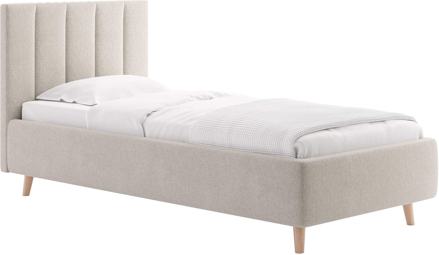 Кровать Сонум Alma 90x200 (рогожка песочный)