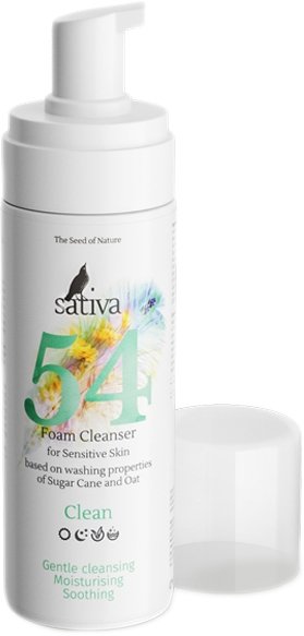 

Sativa Пенка очищающая № 54
