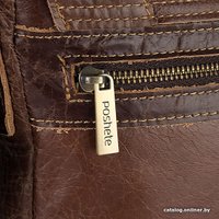 Сумка через плечо Poshete 253-1311-1-DBW (коричневый)