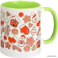 Кружка Oasis Sublime Color 870527 (белый/черный)