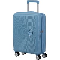 Чемодан-спиннер American Tourister SoundBox Sea Shimmer 55 см