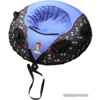 Тюбинг Тим-Спорт Дизайн 110 (графит/голубой)