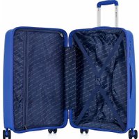 Чемодан-спиннер 4 ROADS 8001-L 75 см (королевский синий)