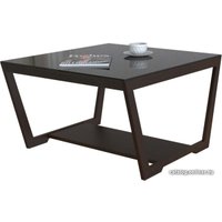 Журнальный столик Мебелик BeautyStyle 1 (венге/стекло черное)