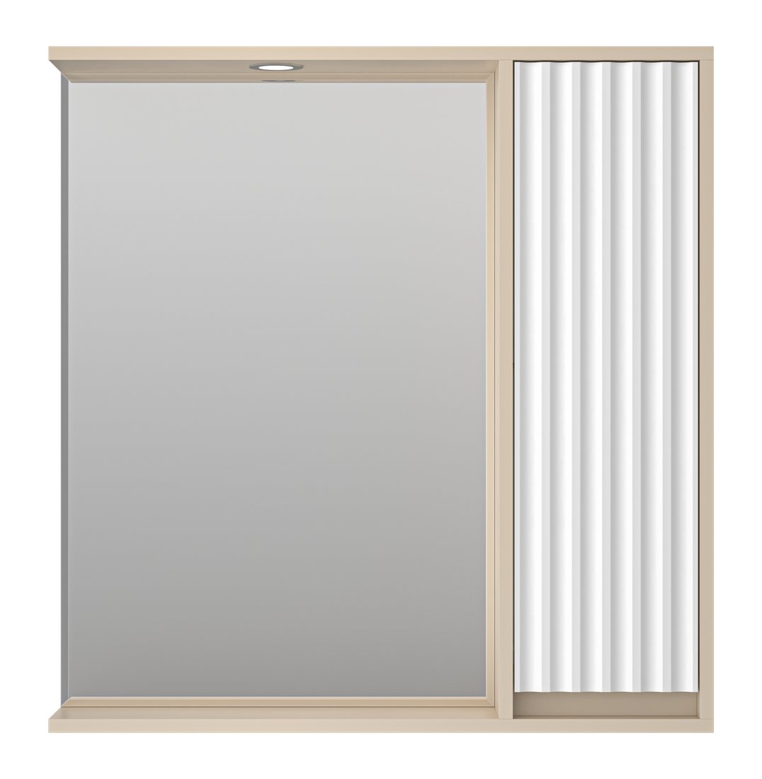 

Brevita Шкаф с зеркалом для ванной Balaton R 80 BAL-04080-03-01П