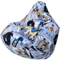 Кресло-мешок Flagman Груша Мега Г3.4-101 Бульдог А01