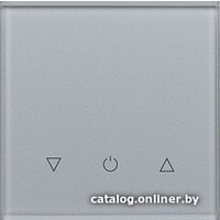 Беспроводной выключатель для жалюзи DeLUMO Senso одноканал. трехклавишный 9006 (серый металлик)