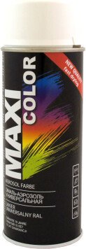 

Эмаль Maxi Color 9003MX RAL 9003 400 мл (сигнально-белый)