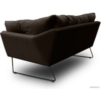 Диван Brioli Анико двухместный (V12/коричневый)