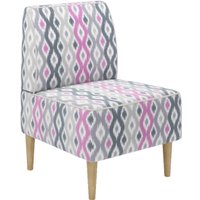 Интерьерное кресло MONOFIX Одос Принт кресло (абстракция фиолетовый/микровелюр)