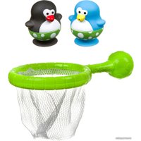 Игрушка для ванной Bondibon Сачок и 2 пингвина ВВ3466