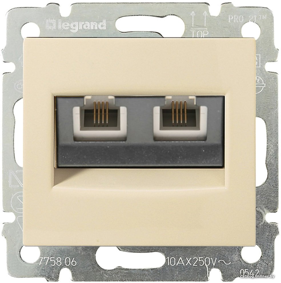Розетка телефонная Legrand Valena 696742