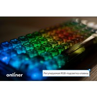 Клавиатура Redragon Fizz (прозрачный/черный)