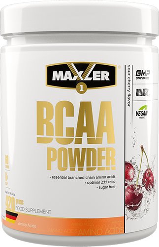 BCAA Maxler BCAA Powder EU (кислая вишня, 420г)
