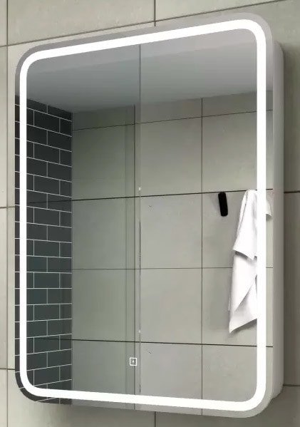 

Континент Шкаф с зеркалом Elliott Led 55x80 (левый)