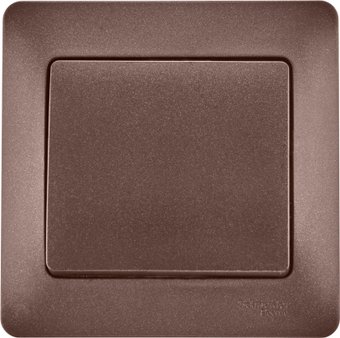 Выключатель Schneider Electric Glossa GSL000812 (шоколад)