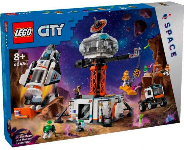 

Конструктор LEGO City 60434 Космическая база и площадка для ракет