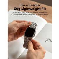 Ремешок Ringke Titanium One для Apple Watch 44 / 45 / 46 / 49 mm Natural Titanium