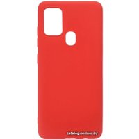 Чехол для телефона Case Matte для Samsung Galaxy A21s (красный)