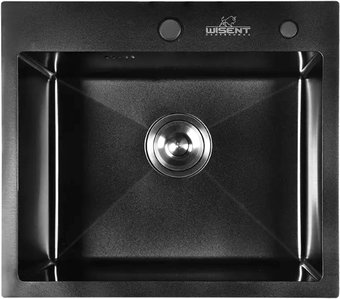 Кухонная мойка Wisent WS35044B (с сифоном GER013)