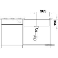 Кухонная мойка Blanco Subline 700-U 526001 (черный)