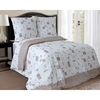 Евро комплект постельного белья Блакiт Бязь Евро 70х70 487501 41261 (евро)