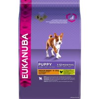 Сухой корм для собак Eukanuba Puppy Medium Breed 15 кг